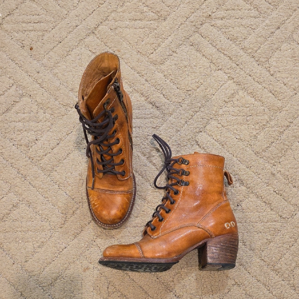 Bed Stu Leather Ankle Boots